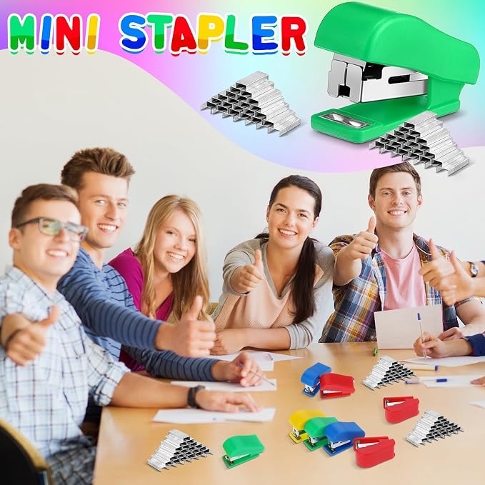 Fainne 75 Pcs Mini Stapler Bulk - Image 7