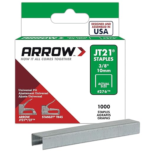 Arrow Fastener 276 Genuine JT21/T27 3/8-Inch Staples, 10 Pack - Image 2