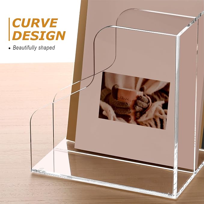 SANRUI Acrylic File Organizer, Desk Organizer - Image 9