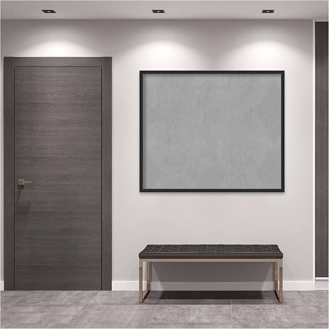 Amanti Art Black Framed Magnetic Board 42x50 Oversize Vision Board - Image 6