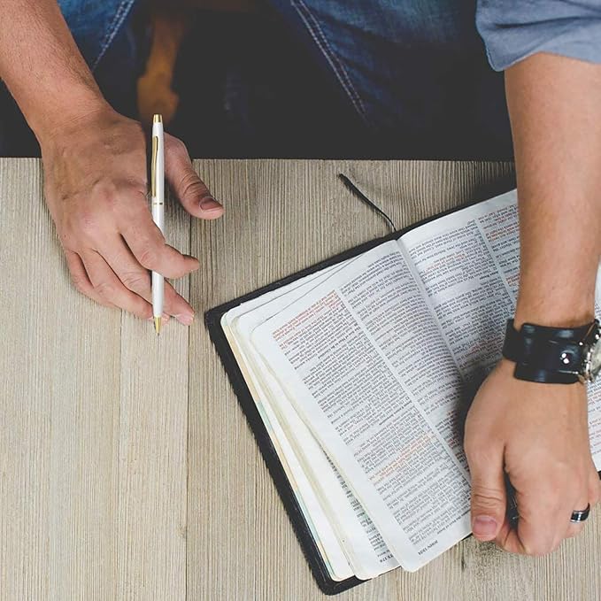 Cambond Ballpoint Pens White Pens - Black Ink Bulk Pens 1.0 mm Medium Point Retractable Metal Pen Comfortable Writing for Men Women Police Uniform Office Business, 10 Pack (White)-DeskLoop Office