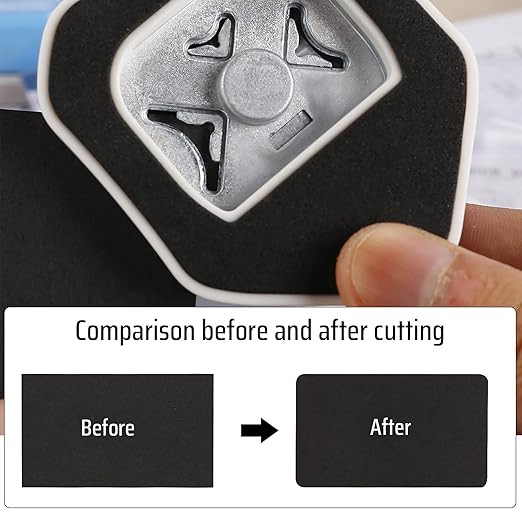 MyArTool 3 Way Corner Rounder Punch, 4mm, 7mm, 10mm 3 in 1 Corner Cutter for Paper Crafts, DIY Projects, Laminate, Photo Corner, Card Making and Scrapbooking-DeskLoop Office