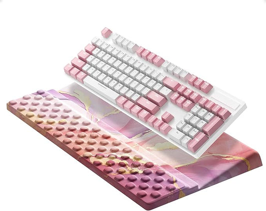Ospelelf Keyboard Wrist Rest, Comfortable Ergonomic Keyboard Stand Riser Holder for Office Home-DeskLoop Office