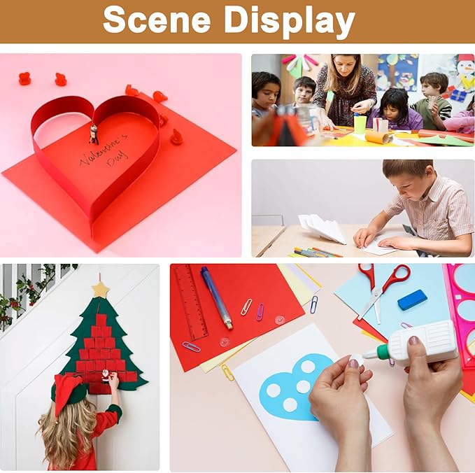 100 Sheets Christmas Red Cardstock 8.5 x 11 Scrapbooking Paper, 200gsm/75lb Premium Dark Red Paper Card Stock for DIY Cards Making, School Crafting, Party Decors, Wedding Invitations-DeskLoop Office