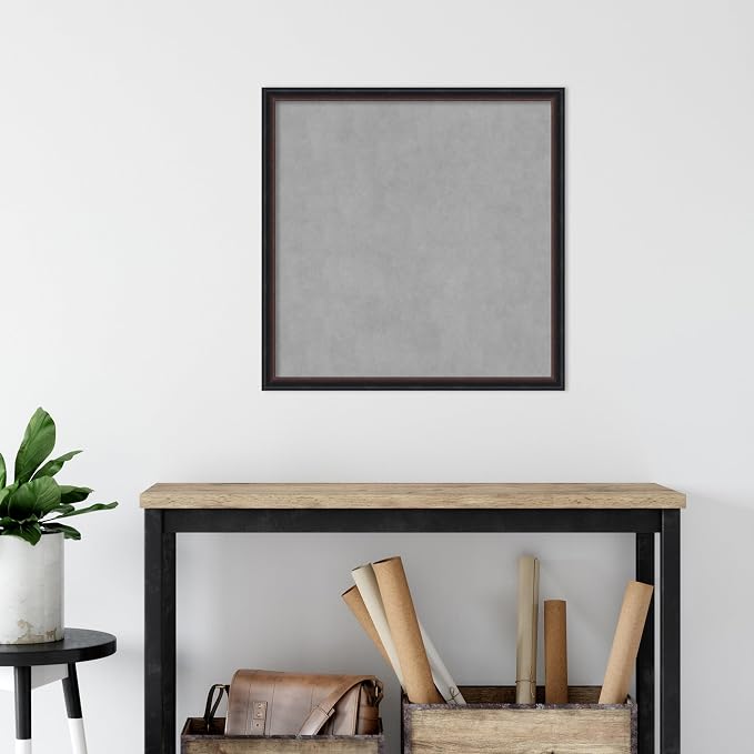 Amanti Art Black Framed Magnetic Board 26x26 Medium Vision Board - Image 5