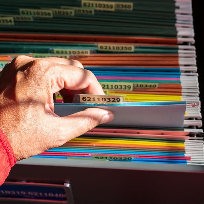 Hanging File Folders, RAZCC 60 Pack Reinforced Hanging Folders Letter Size, Designed for Bulky Files, Filing Cabinet, Adjustable Tabs, Assorted Colors-DeskLoop Office