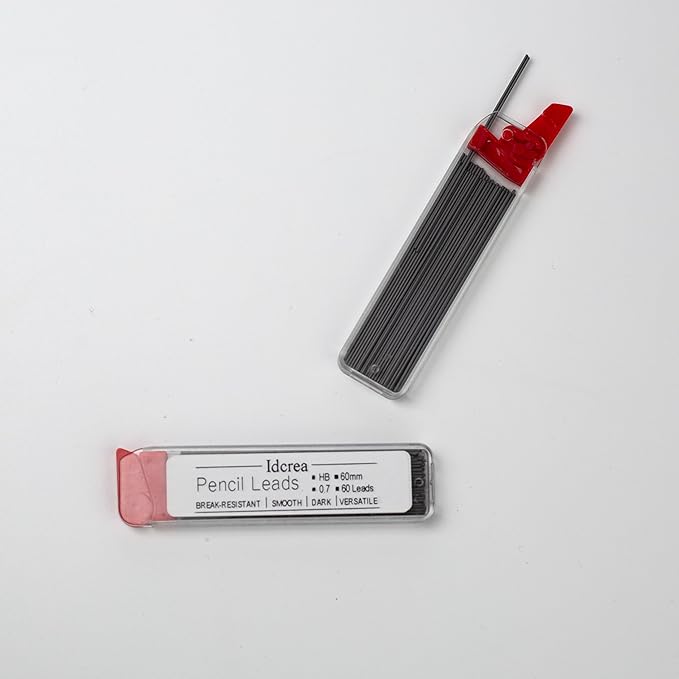Mechanical Pencil Lead Refills, 0.7mm HB, 480 Pieces, 60mm Length-DeskLoop Office