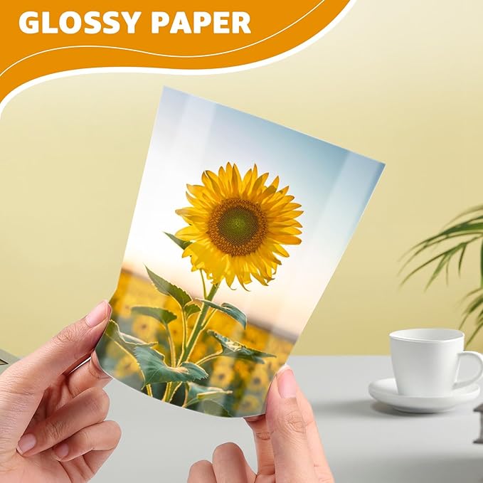 ZBEIVAN 11x14 Photo Paper, Glossy Photo Papers 25 Sheets, 11 x 14 Inkjet Printer Photo Paper for Dye Ink, 200 GSM-DeskLoop Office