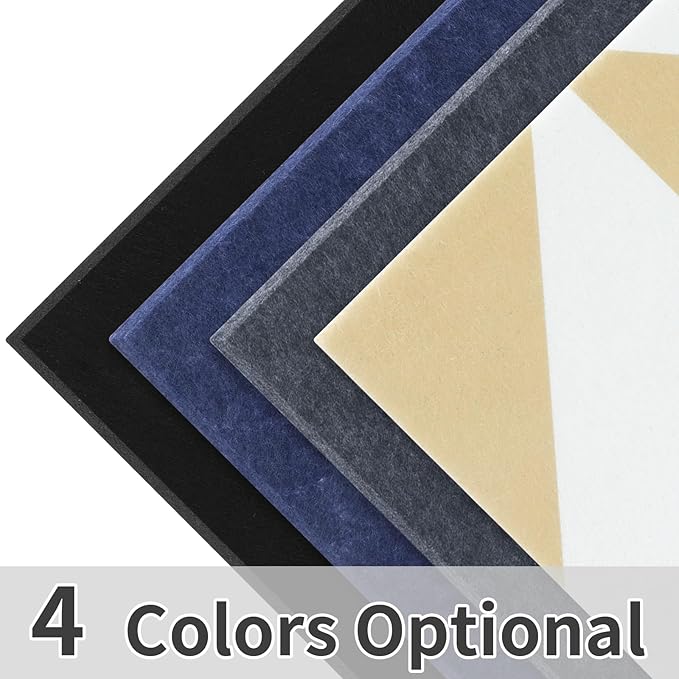 Smarpau Bulletin Board Large Cork Board for Walls 48"x36", 12 Pack Pin Board Felt Board with 35 Pushpins 50 Removable Security Stickers, Cork Boards for Office Home School Decor (Deel Grey)-DeskLoop Office