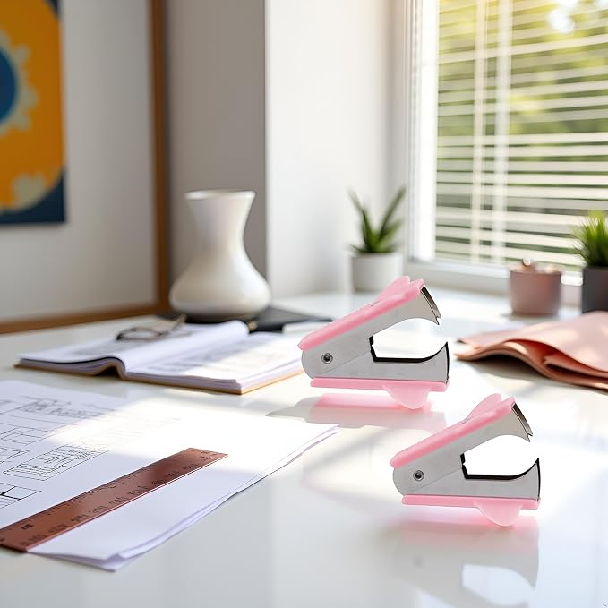 2Pcs Pink Stapler Removal Tool, Stapler Removals Puller Tool, Wear-Resistant - Image 9