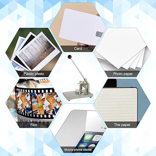 IRONWALLS Corner Rounder Cutter Machine, R6mm R10mm 1.2”/ 30mm Thickness Heavy Duty Paper Corner Cutter Punch with Paper Holding Device, Steel Metal Commercial Corner Punch for Office Business-DeskLoop Office