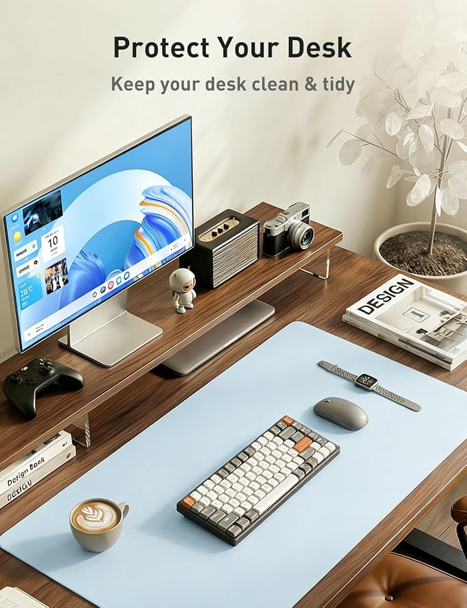 Aothia Faux Leather Desk Mat - Image 8