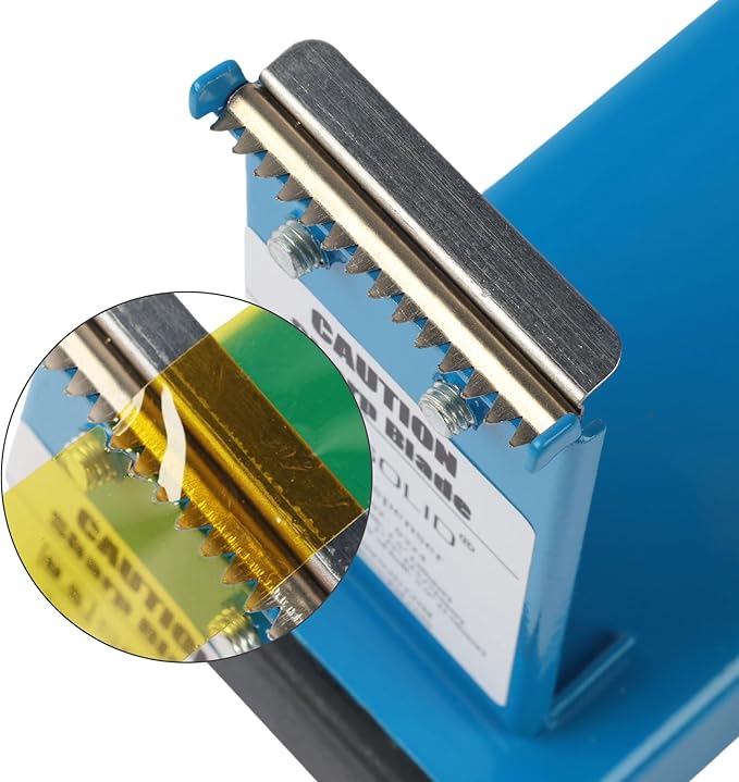 U.S. Solid Desktop Multi-Roll Tape Dispenser - 1.5 Inch Wide, 1 or 3 Inch Core, Iron, Blue-DeskLoop Office