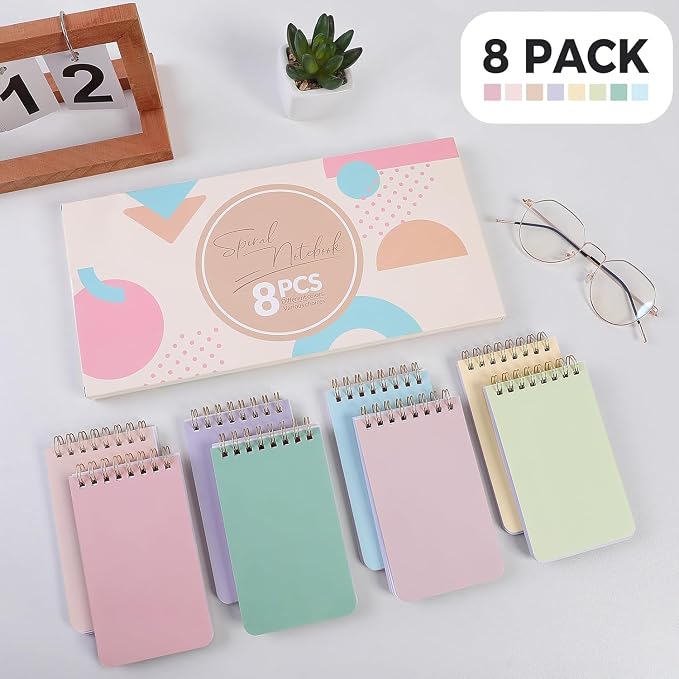 SKYDUE Small Notebooks, Cute 3x5 Pocket Notepads, Mini Spiral Notebook - Image 7