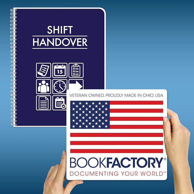 BookFactory Shift Handover Log Book Nurse Shift Hand Over Communications - Image 5