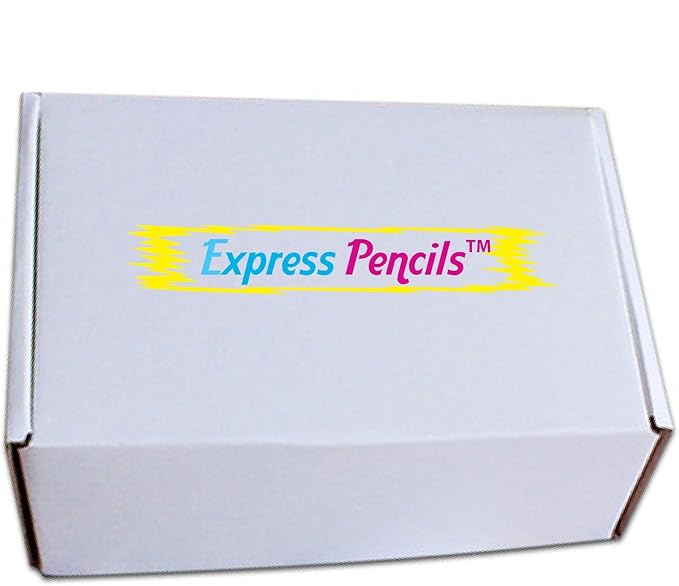 ExpressDesigns™ - Blue Ink Personalized Pens Rubberized - The Cameron - Custom Printed Name Pens - Imprinted with Logo or Message - Includes Personalization - 6 Pack (Black)
