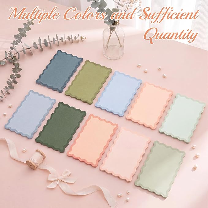 Spiareal 100 Pcs Blank Note Cards Blank Decorative Notecards Index Cards Bulk - Image 6