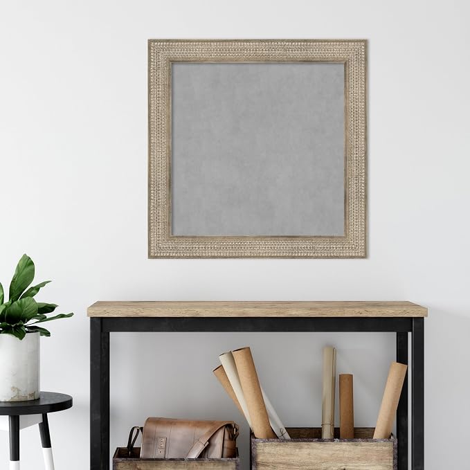 Amanti Art Silver Framed Magnetic Board 30x30 Medium Vision Board - Image 5