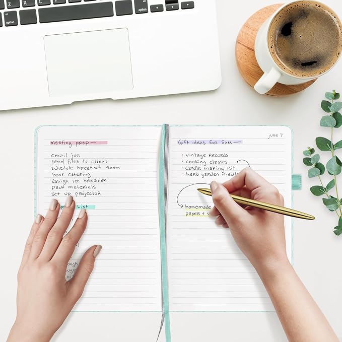&And Per Se Lined Hardcover Notebook – A5 5.7"x8" College Ruled, 160 Pages - Image 7
