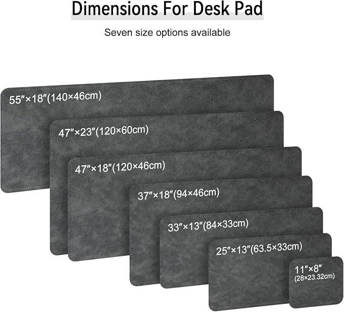 Imitation Crazy Horse Leather Desk Mat - Image 9