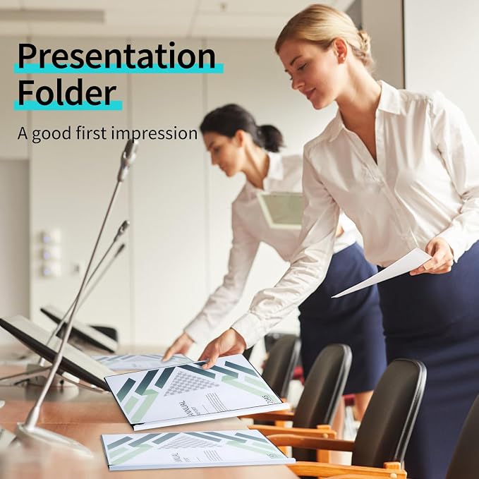 Clear Report Covers with Swing Clip, 5 Pack, 30 Sheet Capacity A4 Size File - Image 7