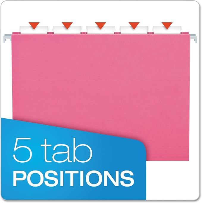Pendaflex Recycled Hanging Folders, Letter Size, 1/5 Cut - Image 5