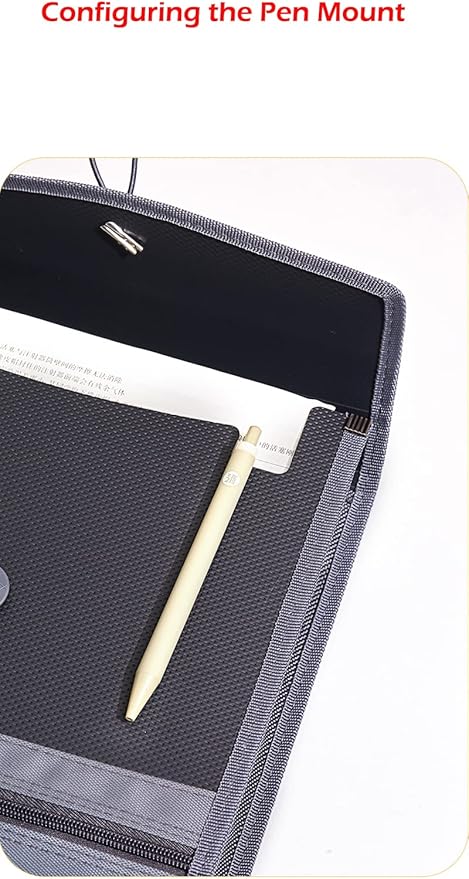 Expanding File Folder Document Organizer with Elastic Cord & Button Closure, 3.5" Expansion, Letter A4 Expandable File Folder with Zipper Closure for Home School Office Organization,4 Pack-DeskLoop Office