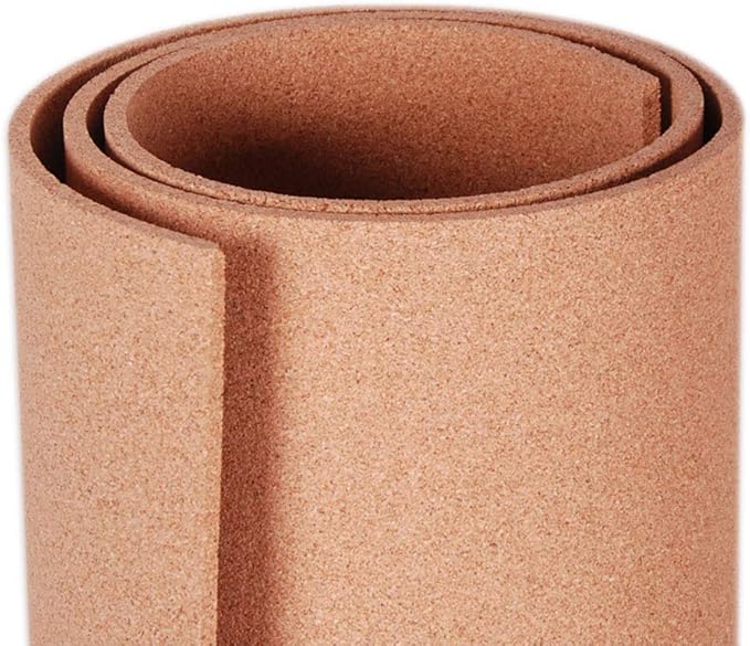 Manton Cork Premium Cork Roll - 4' x 5' x 3/8", 100% Natural Facing Grade Material for Bulletin Boards, Decorative Photo and Message Push Pin Displays - Perfect for Home, School, and Office-DeskLoop Office
