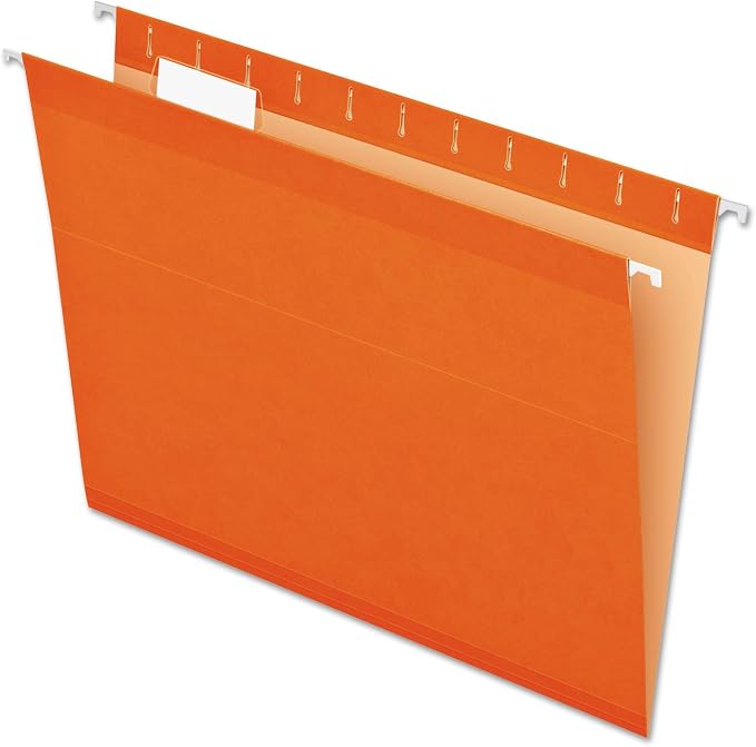 Pendaflex Reinforced Hanging File Folders, Letter Size, 1/5 Cut by TOPSProducts