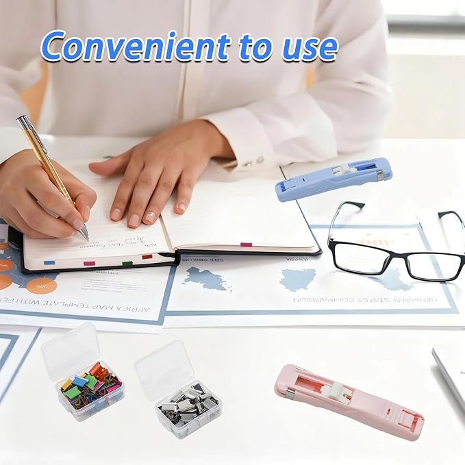 Pine & Linen 2pcs Handheld Papers Clip Dispenser - Image 5