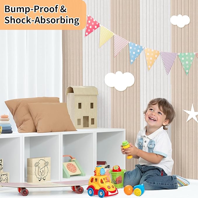 Smarpau 12 Pack Large Cork Board, 48"x36" Felt Bulletin Board, Corkboard with 35 Pushpins 50 Removable Security Stickers, Cork Boards for Office Home-DeskLoop Office