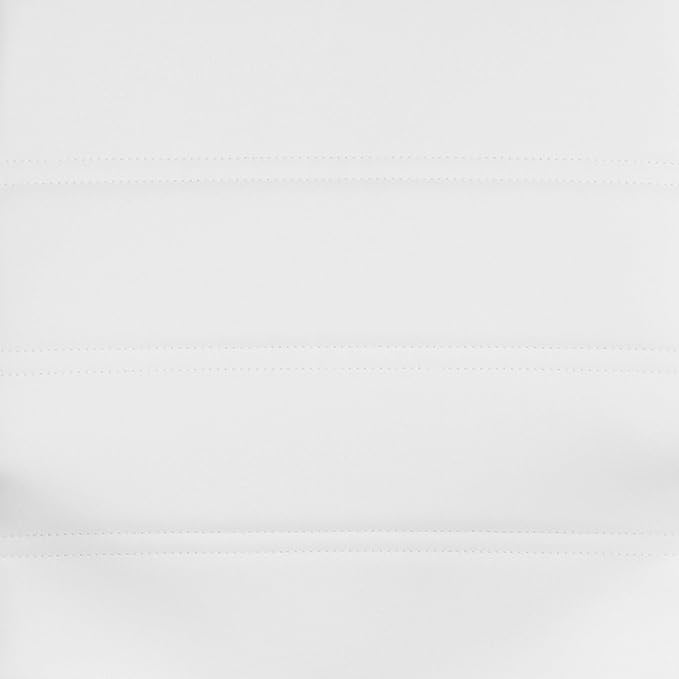 Flash Furniture Whitney Mid-Back Swivel LeatherSoft Desk Chair with Padded Seat and Armrests, Adjustable Height Padded Office Chair, White/Gold-DeskLoop Office