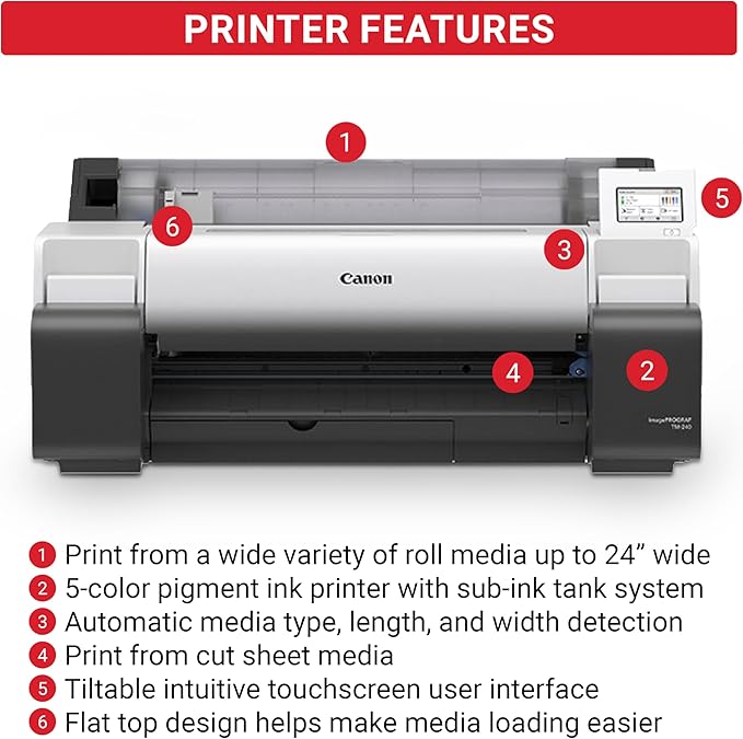 Canon imagePROGRAF TM-240 24" Large Format Printer-DeskLoop Office