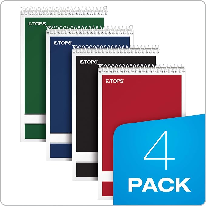 TOPS Steno Pads 4 Pack, Gregg Rule - Image 7