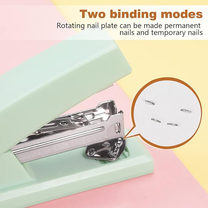 Tamaki Stapler, Office Stapler, Small Staplers for Desk, Green-DeskLoop Office