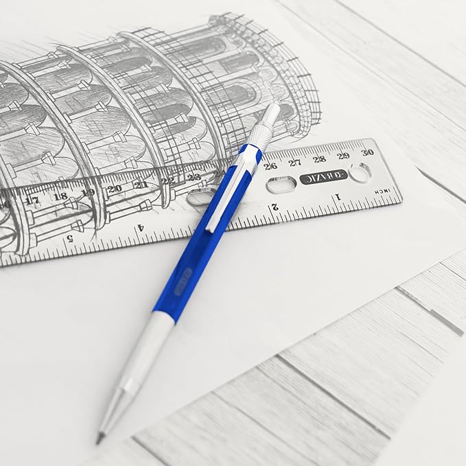 BAZIC Plastic Clear Rulers 12 inch (30cm), Inches Centimeter Metric Ruler Measuring Long Ruler, Straight Edge Ruler for Students School Supplies, 4-Pack-DeskLoop Office