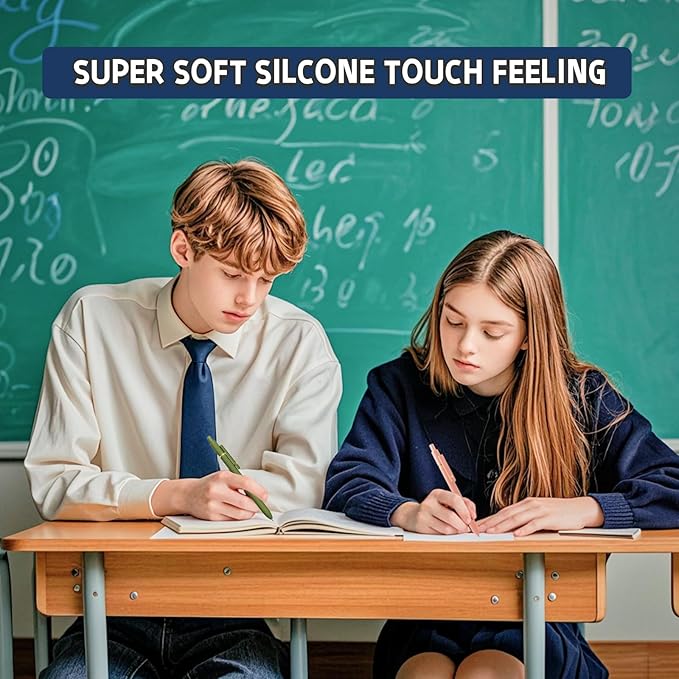 12 Pcs Gel Pens 0.5mm Quick Dry Black Ink Pens Fine Point Smooth Writing Pens, Cute Office and School Supplies Gifts for Women Teacher Students (12 Pcs Morandi and Vintage Gold)-DeskLoop Office