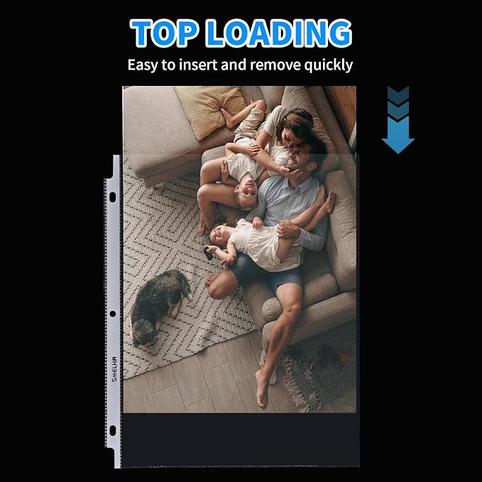 Sheet Protectors 500 Page, Page Protector 8.5" x 11" ,Upgraded Clear Plastic - Image 9
