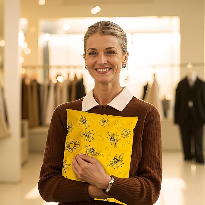 Bees Poly Mailer 6x9 Inch 100 Pcs, Waterproof Shipping Bags for Clothing, Tear-Resistant Mailier Bags, Strong Mailing Bags with Self-Seal-DeskLoop Office