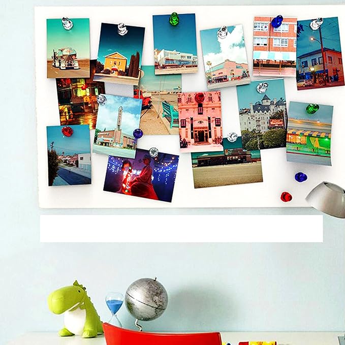 Ant Mag Magnetic Push Pins Strong Push Pin Magnets for Fridge Whiteboards Calendars Maps in School & Office Pack of 18 Green-DeskLoop Office