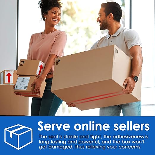 Packing Tape, 36 Rolls Clear Packing Tape 2 Inches Wide, 65 Yards Per Roll, for Shipping Tape, Packaging Tape, Moving Tape & Sealing Tape.-DeskLoop Office