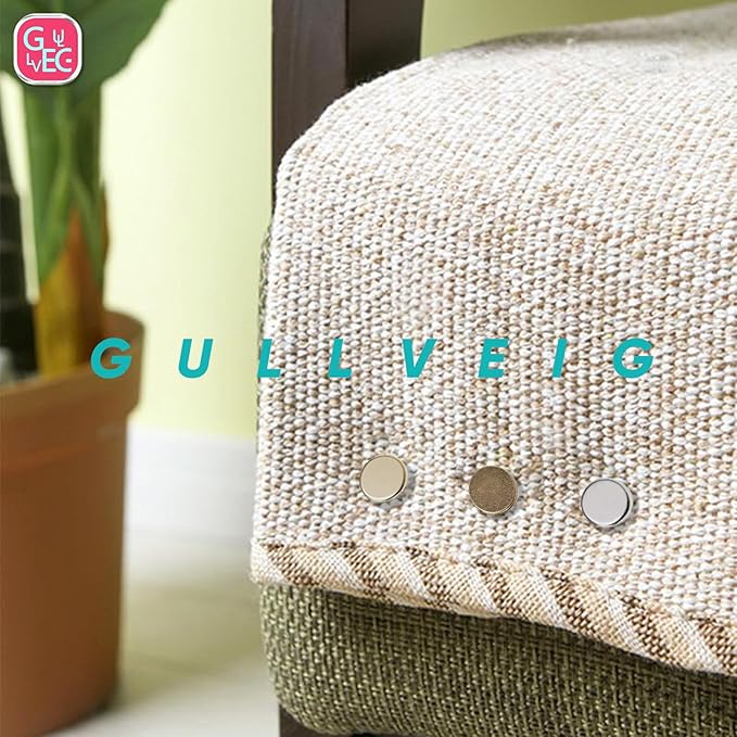 Gullveig Silver Push Pins - 100 Piece Set in Elegant Metallic Finish - Durable Metal Thumb Tacks, Reusable Paper Box - Perfect for Home, Office, and DIY Projects - Ф11mm x 17mm-DeskLoop Office