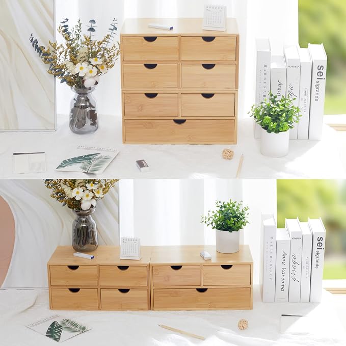 Charmewooden Bamboo Desk Organizer - Image 6