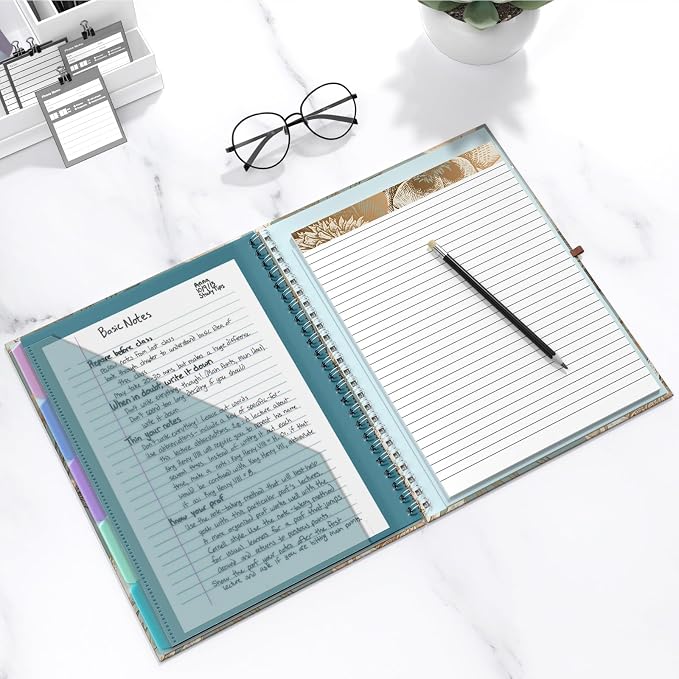 Hongri Clipboard Folio with Refillable Lined Notepad, 8.5 x 11 Folders with - Image 7