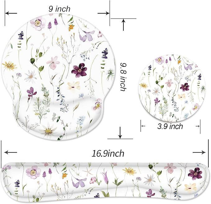 Ergonomic Mouse Pad with Wrist Rest and Keyboard Wrist Rest, Mousepad and Wrist - Image 7