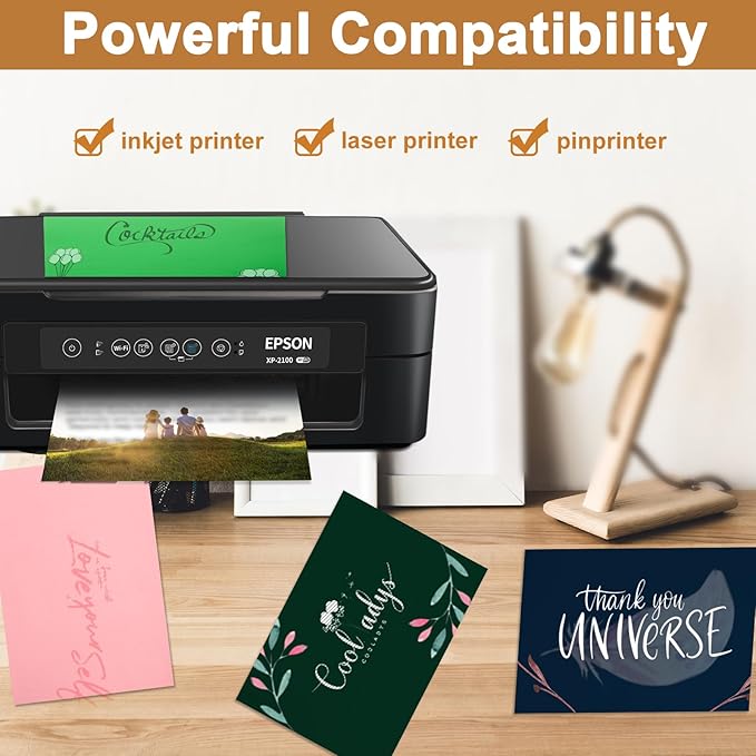 40 Sheets Dark Green Cardstock 8.5 x 11 Crafts Paper, 200gsm/75lb Premium Christmas Green Card Stock for Cards Making, Greeting Cards, School, Menus, Birthday Decorations, Office-DeskLoop Office