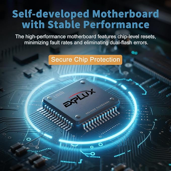 EXPLUX A4 DTF Printer,with XP600 printhead with Anti-Clogging Technology + 200% high Speed Printing,for DIY T-Shirt,Other Textiles,2-Year Ink Included-DeskLoop Office