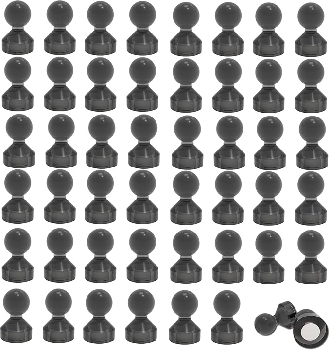 Ant Mag Magnetic Push Pins 48pcs Strong Whtieboard Pins Magnets Perfect Use for Map Fridge Kitchen Home Office Classroom-DeskLoop Office