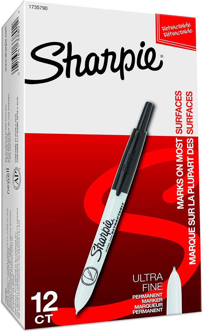 Sharpie Retractable Permanent Markers, Ultra Fine Point - Image 6