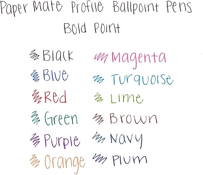 Paper Mate Profile Retractable Ballpoint Pens, Bold Point - Image 5